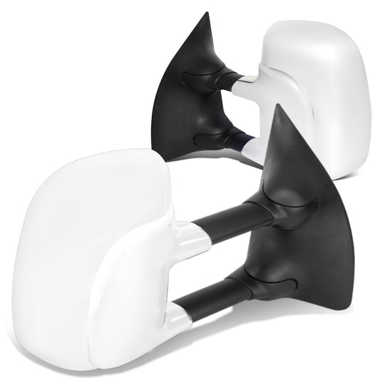 Chrome Powered Heated Towing Mirrors (Pair)<br>99-07 Ford F250 F350 F450 F550 Super Duty
