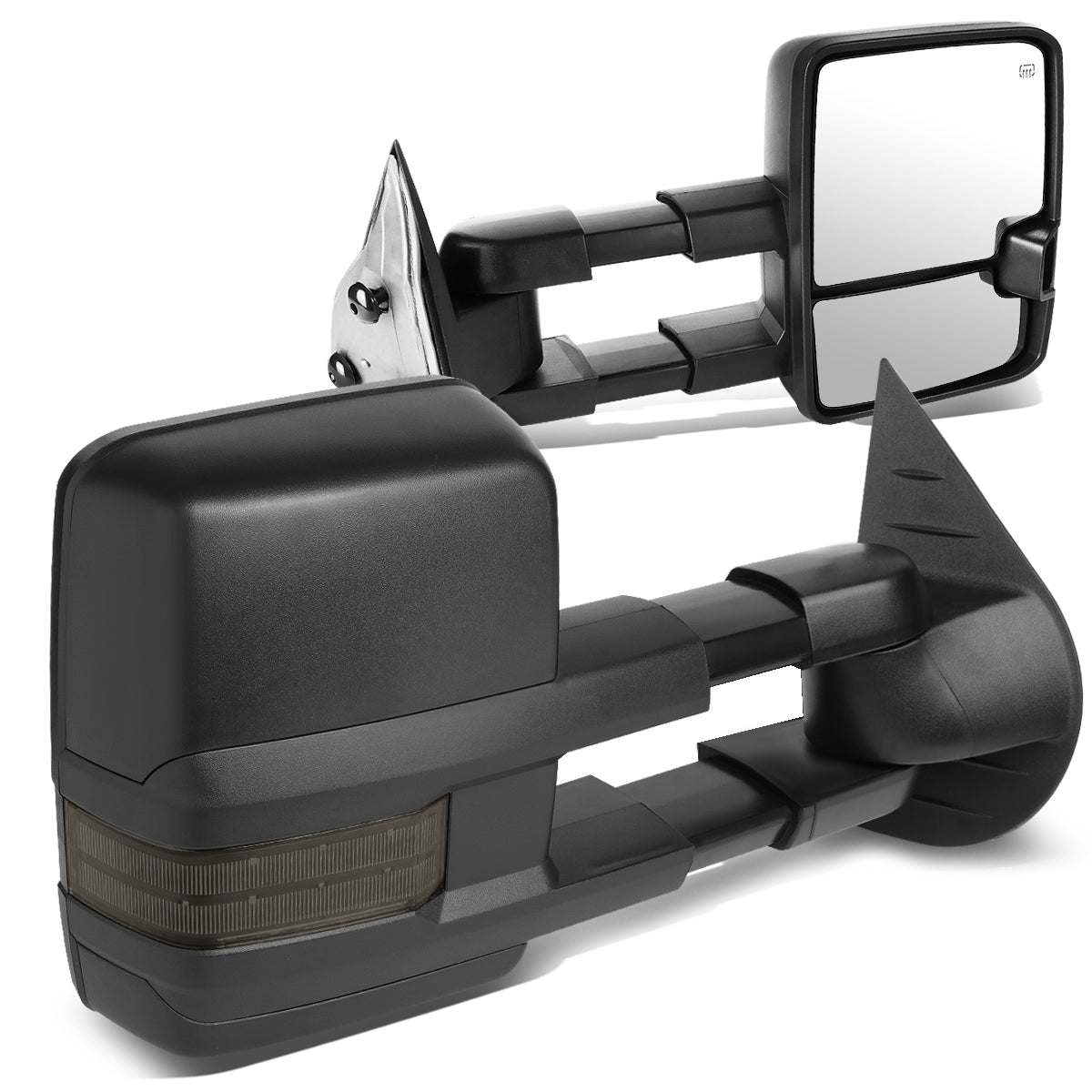 Powered Heated Towing Mirrors (Pair)<br>07-13 Chevy Silverado 1500, GMC Sierra 1500
