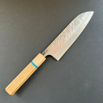 Santoku knife, VG10 Stainless steel, tsuchime finish - Yu Kurosaki
