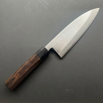 Deba knife, Aogami 2 carbon steel, polished finish - Kitaoka