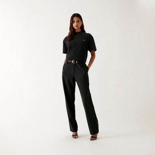 Kith Women Camdyen Mid Rise Straight Trouser - Taiga