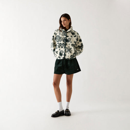 Kith Women Grayson Paisley Jacquard Sherpa - Sandrift