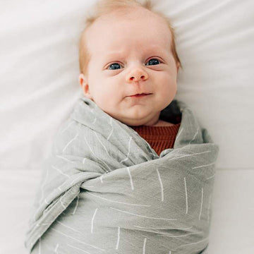 Desert Sage Muslin Swaddle Blanket
