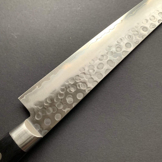 Sujihiki knife, 19C27 Stainless Steel, Tsuchime finish - Ittetsu