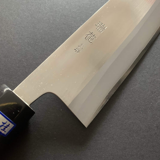 Santoku knife, ZDP189 powder steel, polished finish - Gihei