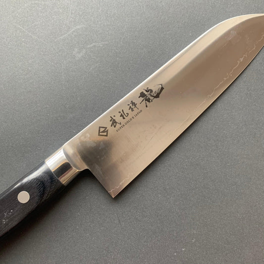 Santoku knife, SG2 powder steel, migaki finish - Ryusen