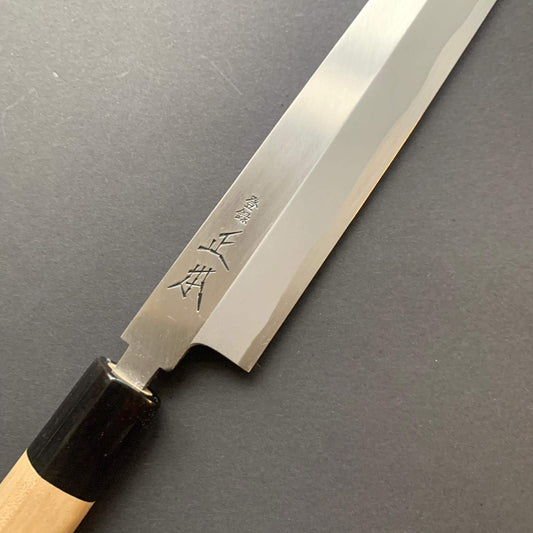Yanagiba knife, Shirogami 2 steel, kasumi finish - Masamoto