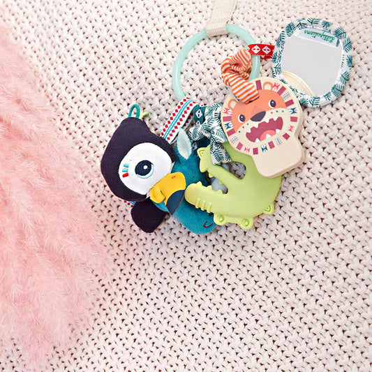 Jungle Sensory Keyring Activity Toy