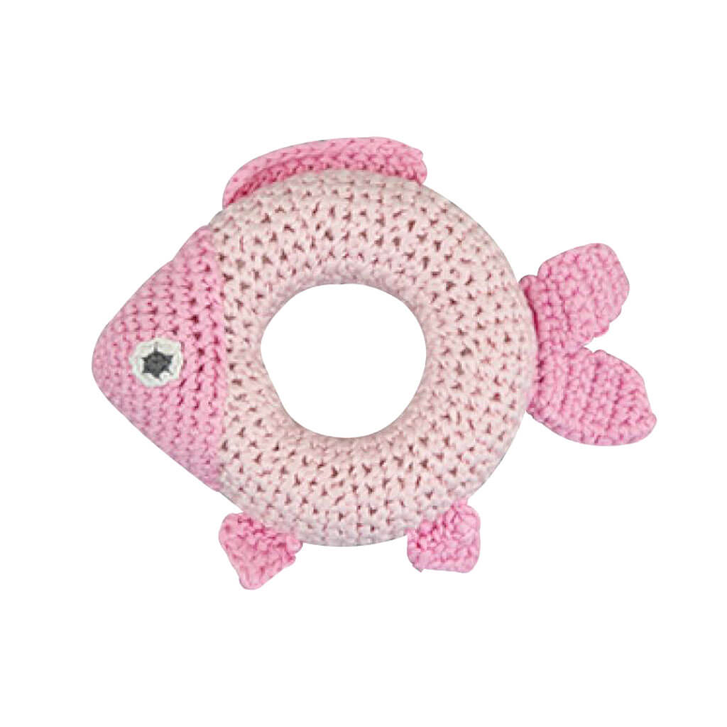 Rattle Fish 5" Pink