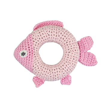 Rattle Fish 5" Pink